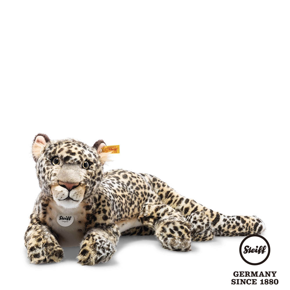 STEIFF德國金耳釦泰迪熊 - Parddy leopard 豹(動物王國_黃標)