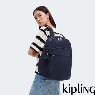 Kipling 碧海深藍機能手提後背包-SEOUL