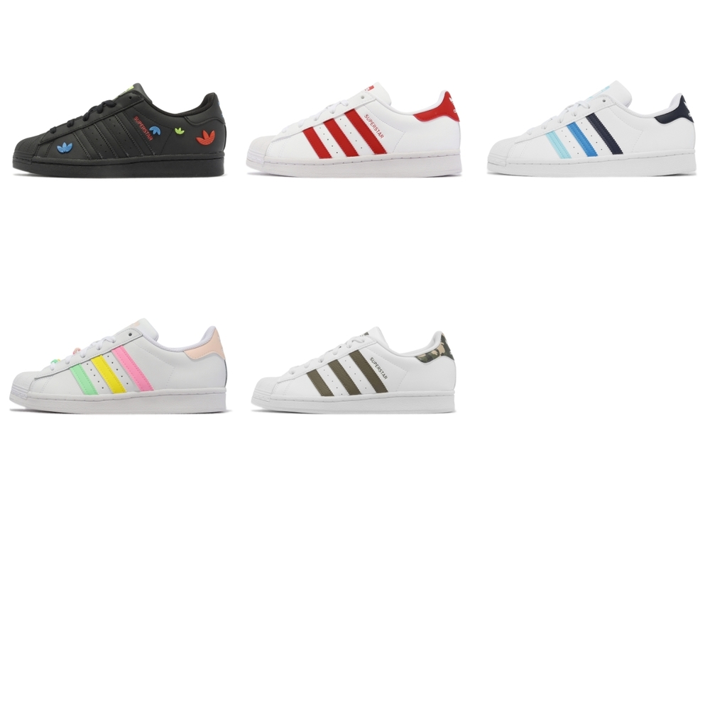 adidas 運動鞋 Superstar J 大童鞋 女鞋 皮革 貝殼頭 愛迪達 三葉草 小朋友 5色 單一價 GV8875