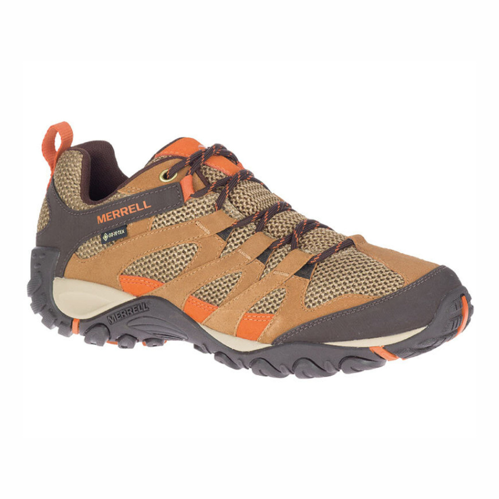 Merrell Alverstone Gore-Tex [ML035663] 男 戶外鞋 登山 越野 防水 麂皮 卡其橘