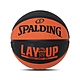 Spalding 籃球 Lay Up No.7 Basketball 黑 橘 室外 耐磨 7號球 斯伯丁 SPA84548 product thumbnail 1