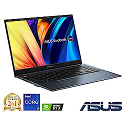 ASUS K6502VU 15.6吋2.8K筆電 (i9-13900H/RTX4050/16G/512G/Vivobook Pro 15 OLED/午夜藍)