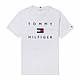Tommy Hilfiger 經典刺繡大Logo圖案短袖T恤-白色 product thumbnail 1