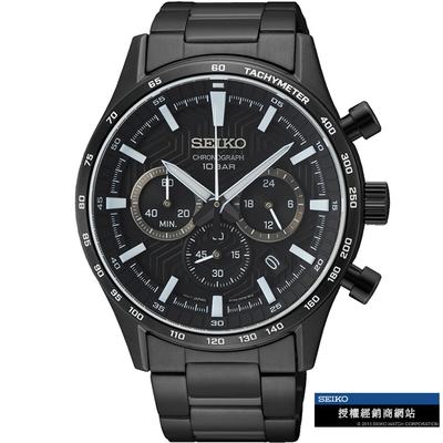 SEIKO 精工 CS系列 競速賽車計時腕錶-(8T63-00Y0SD/SSB415P1)_SK043