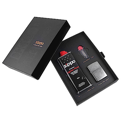 ZIPPO Luxury奢華版原廠禮盒組~附補充油、打火石、提袋，可搭配打火機購買