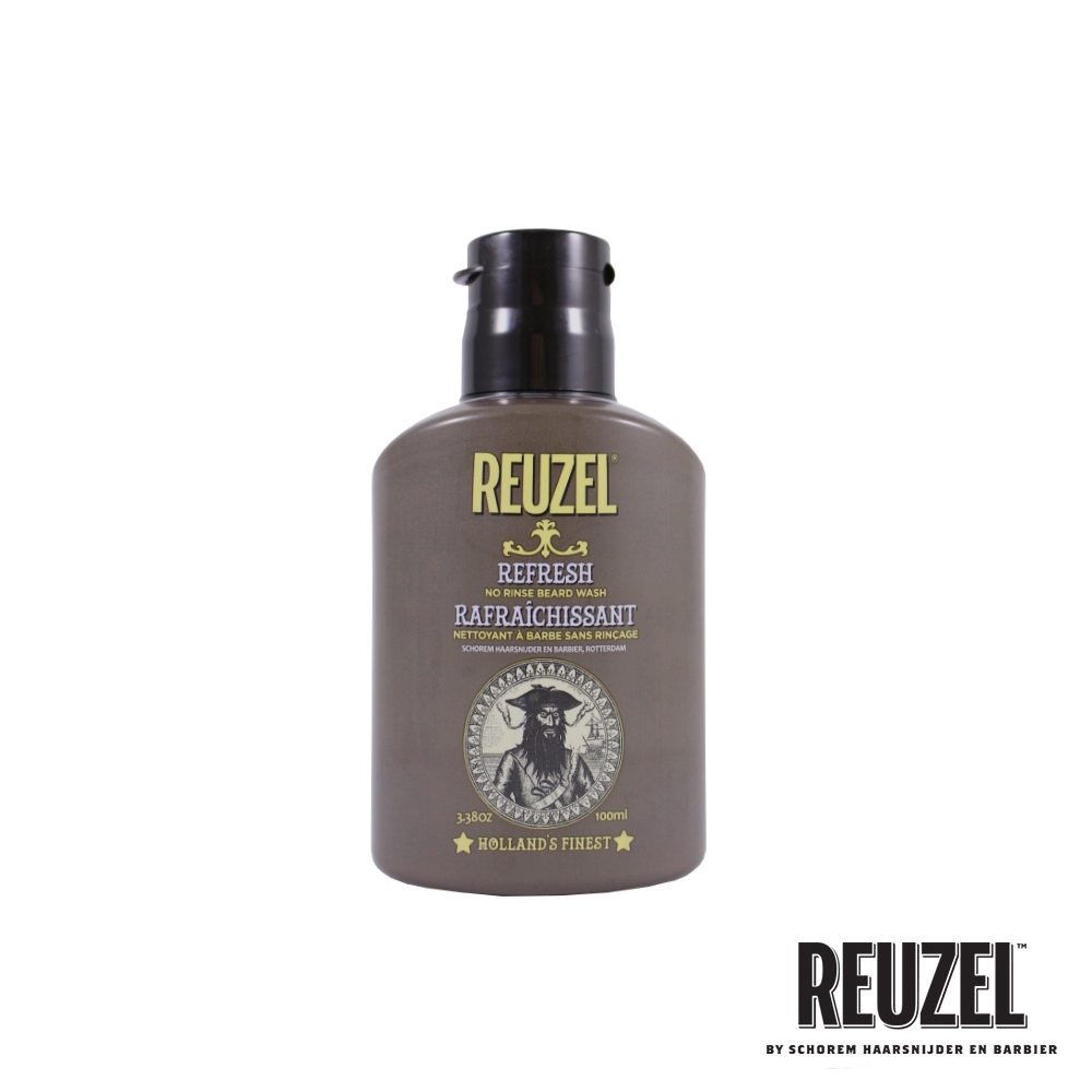 REUZEL 免沖保濕潔淨鬍鬚泡沬 100ml