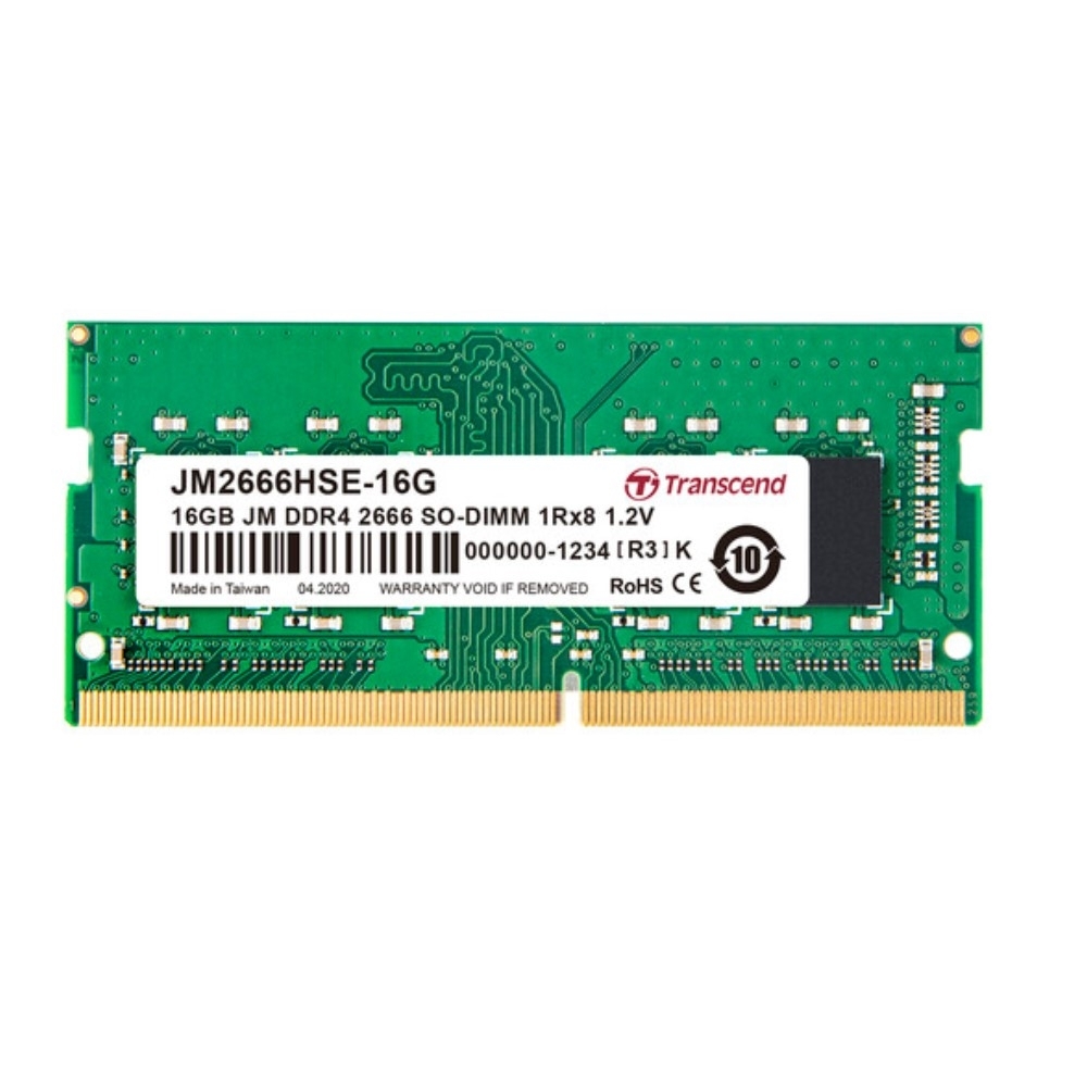 Transcend創見  JetRAM DDR4-2666MHz 16GB 筆電記憶體