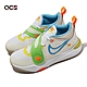 Nike 兒童籃球鞋 Team Hustle D 11 PS 中童 米白 綠 橘 魔鬼氈 運動鞋 FN8905-141 product thumbnail 1