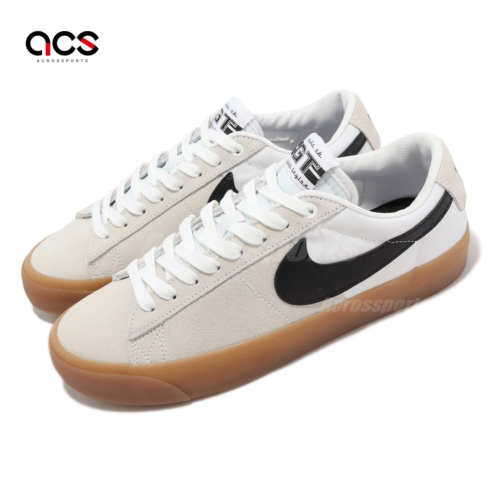 Nike 休閒鞋SB Zoom Blazer Low Pro GT 男鞋杏灰黑勾膠底基本款DC7695