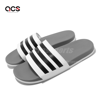 adidas 拖鞋 Adilette Comfort 男鞋 黑 白 一片拖 運動拖鞋 基本款 愛迪達 GZ5895