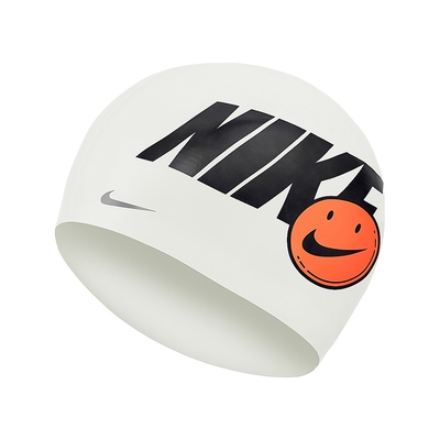 Nike 泳帽 Have A Nike Day Swim Cap 白 矽膠 成人 泳具 游泳 運動 彈性 NESSC164-100