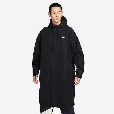 NIKE 外套 男款 運動連帽外套 AS M NK SWOOSH WVN PARKA 黑 FD2870-010