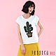 JESSICA RED - 立體仙人掌印花設計T-shirt上衣（白） product thumbnail 1