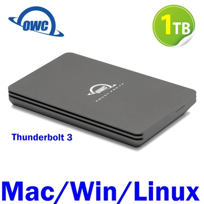 OWC 1TB - Envoy Pro FX(首款可通過 USB-C 和 USB-A 工作的通用 Thunderbolt 硬碟)