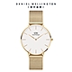 Daniel Wellington DW 手錶 Petite Evergold 36mm香檳金米蘭金屬錶-白錶盤-香檳金框 DW00100346 product thumbnail 1