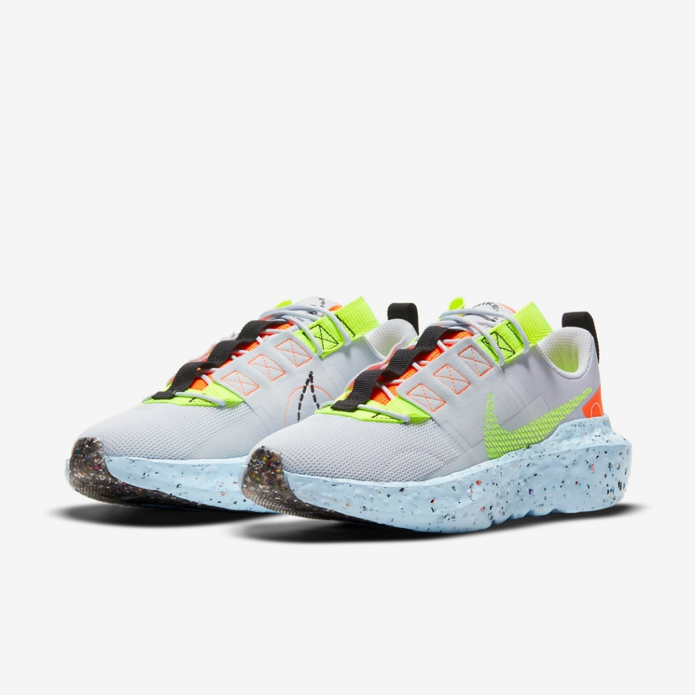 Nike 休閒鞋 Crater Impact 運動 女鞋 再生材質 環保 球鞋 白 淺卡其 CW2386002