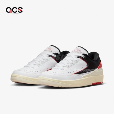 Nike 休閒鞋 Wmns Air Jordan 2 Retro Low 女鞋 男鞋 白 黑 芝加哥 AJ2 FD4849-106