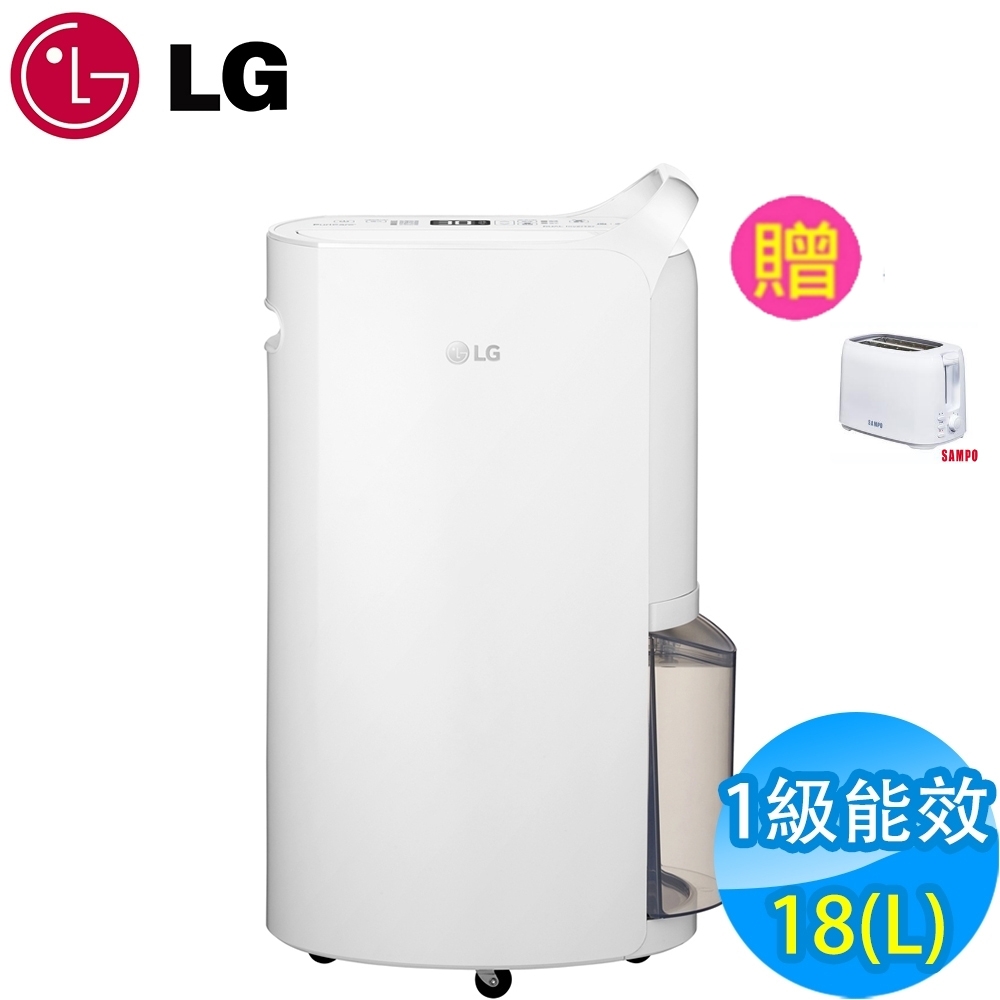 LG樂金 18L 1級變頻PuriCare清淨除濕機 MD181QWK1