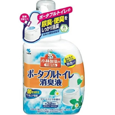 日本【小林製藥】輕便馬桶消臭液 綠薄荷香400ml