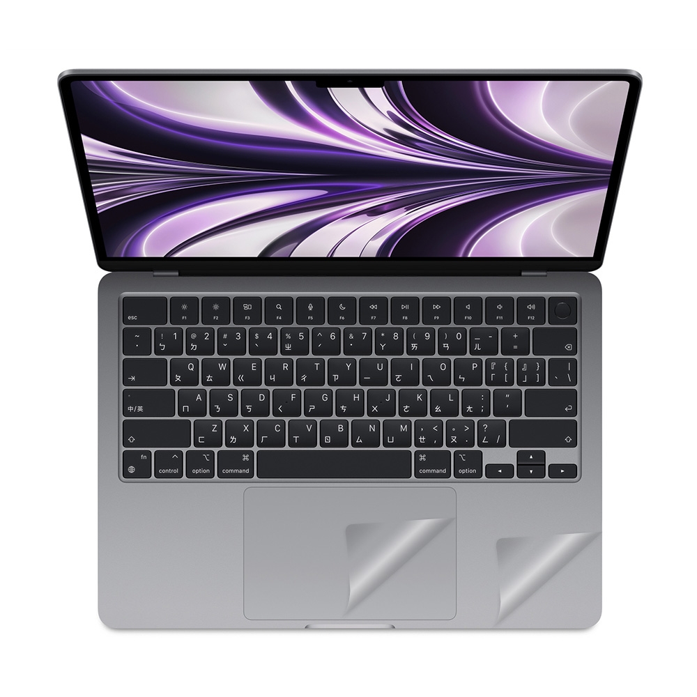 新款Macbook Air 13.6吋A2681 手墊貼膜/觸控板保護貼(灰色) | MacBook