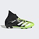 Adidas Predator 20.3 Fg J [EH3024] 大童鞋 足球鞋 支撐 中筒 愛迪達 黑 螢光綠 product thumbnail 1
