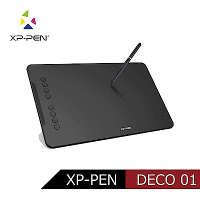 日本品牌XP-PEN Deco 01 10X6吋專業超薄繪圖板