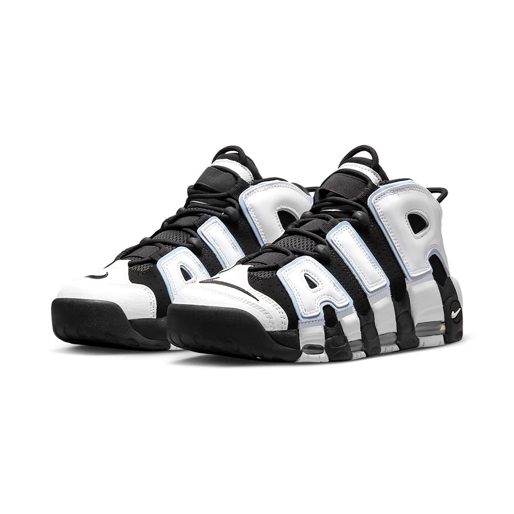 Nike Air More Uptempo 96 男鞋黑白色大Air 氣墊運動休閒鞋DV0819-001