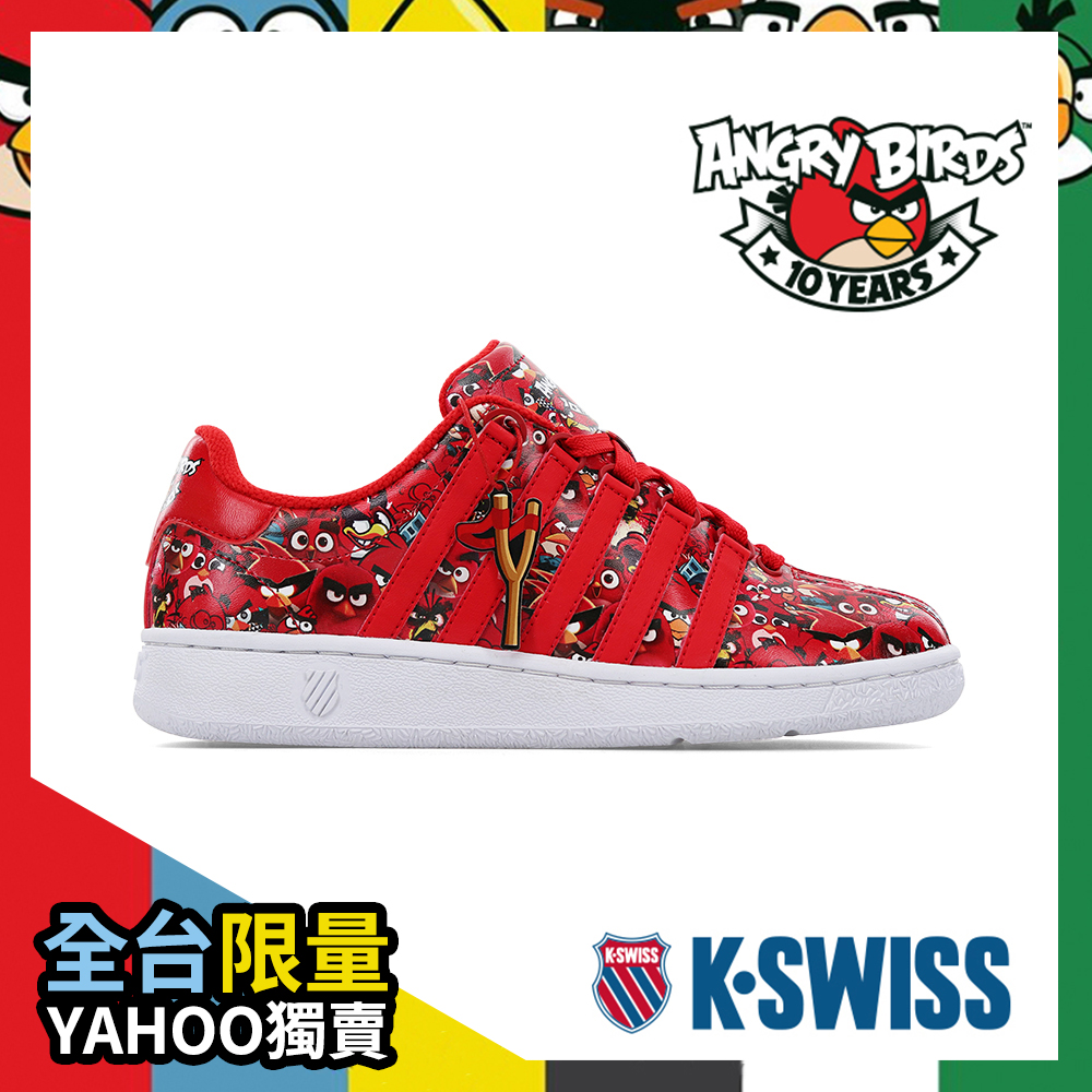 K-SWISS Classic VN X Angry Birds憤怒鳥聯名款-童-紅