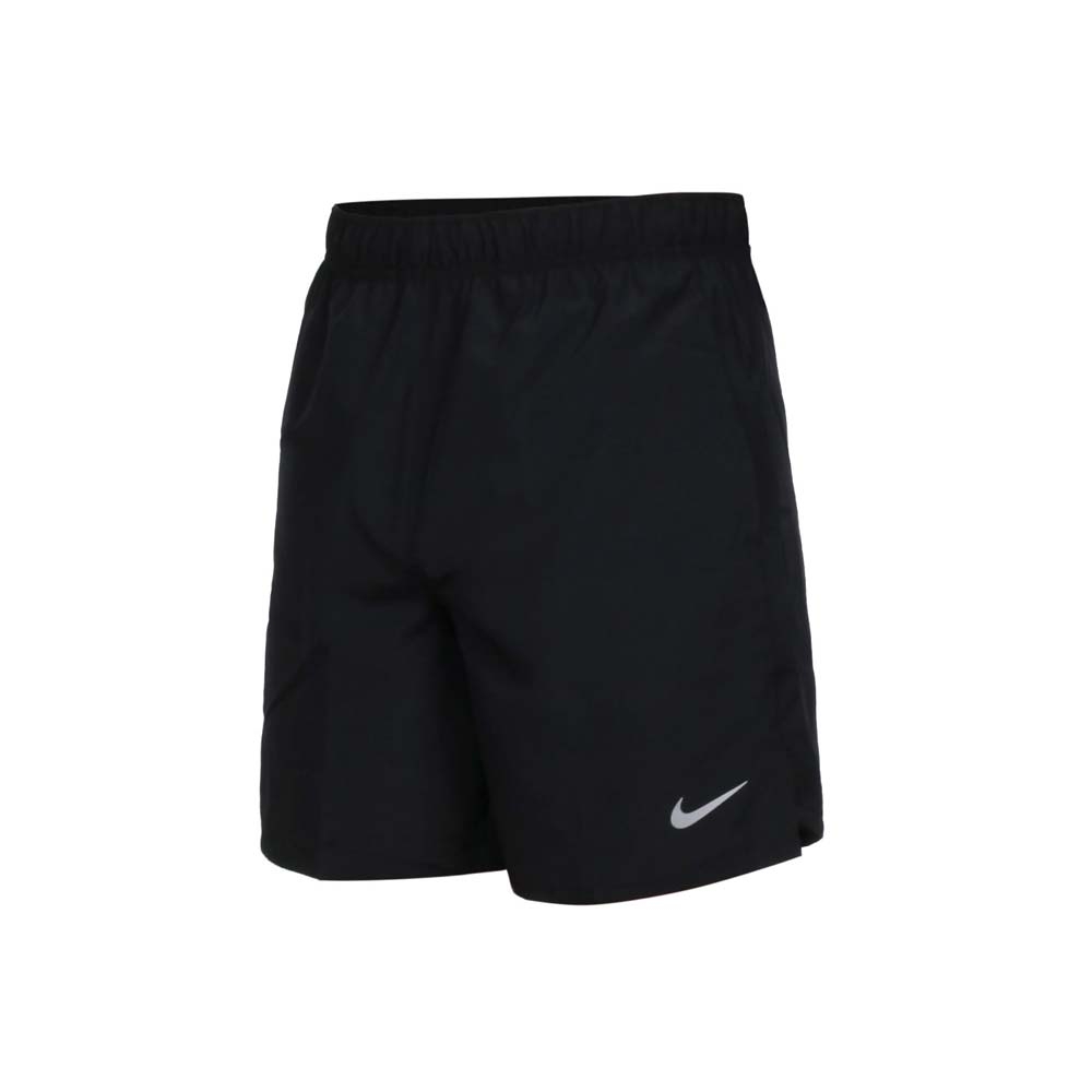 NIKE 男運動短褲-DRI-FIT 平織 五分褲 慢跑 反光 DV9345-010 黑銀