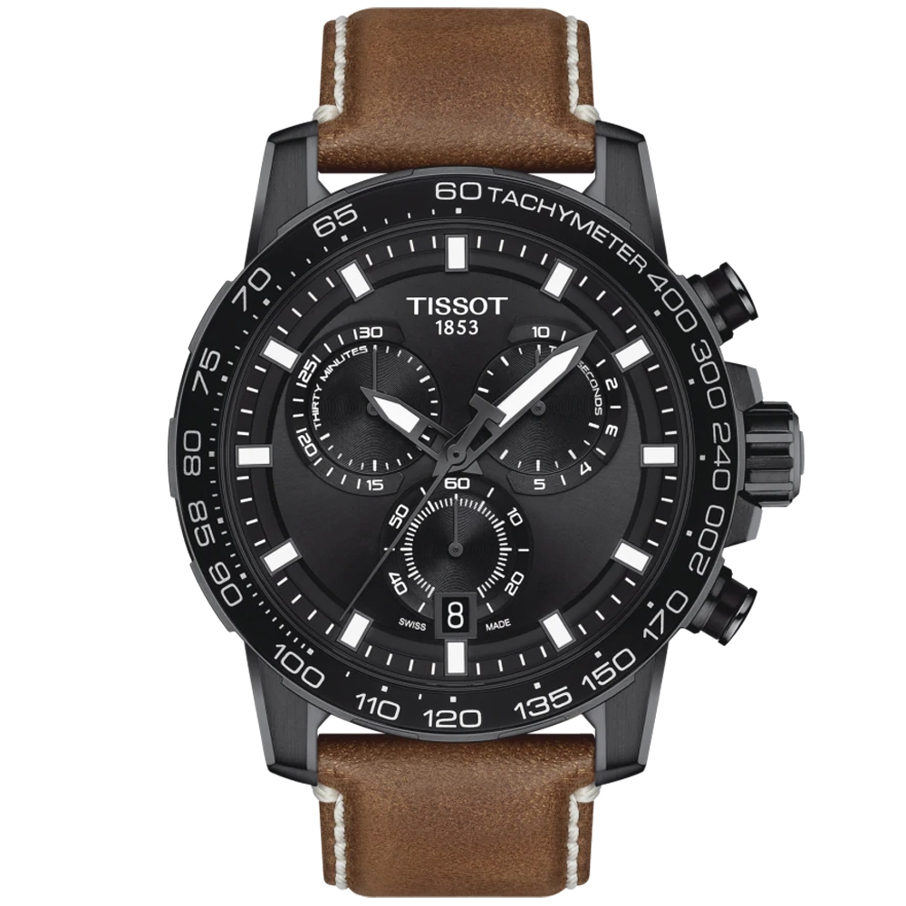 TISSOT 天梭 官方授權 Supersport 計時手錶 送禮推薦-45.5mm T1256173605101