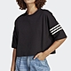 Adidas T-SHIRT 女款 黑色 T恤 亞洲版 運動 休閒 時尚 寬鬆 棉質 舒適 短袖 上衣 IB7310 product thumbnail 1