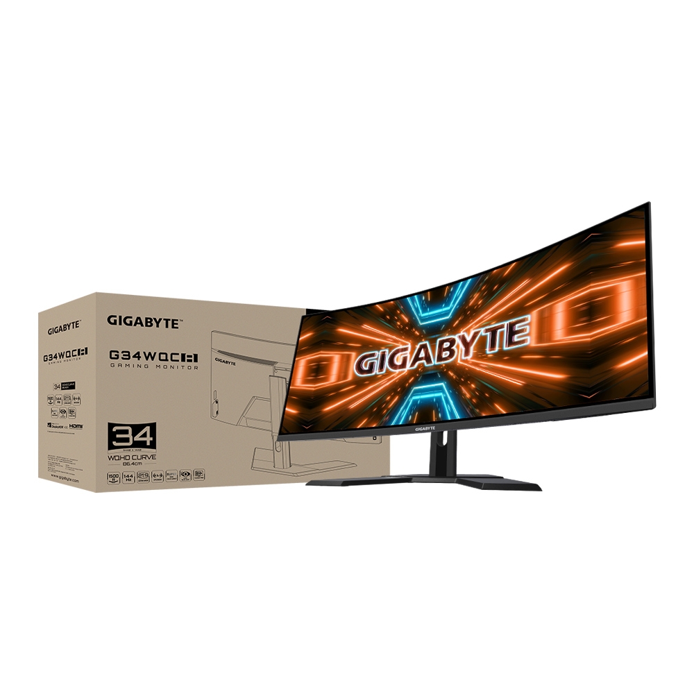 技嘉GIGABYTE G34WQC A 34型144Hz HDR400曲面電競螢幕| 32型以上螢幕 