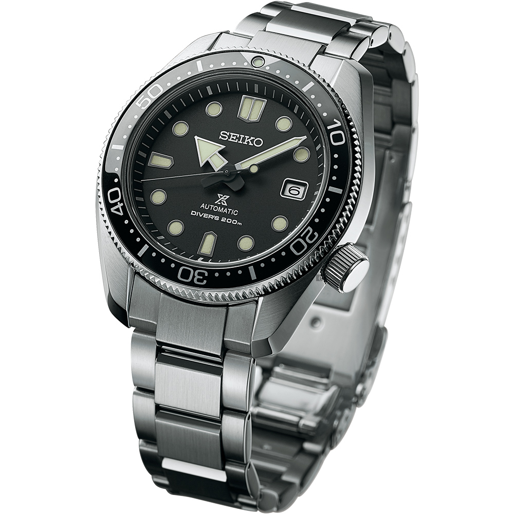 SEIKO 精工PROSPEX 200米潛水機械錶(SPB077J1)黑x銀/44mm