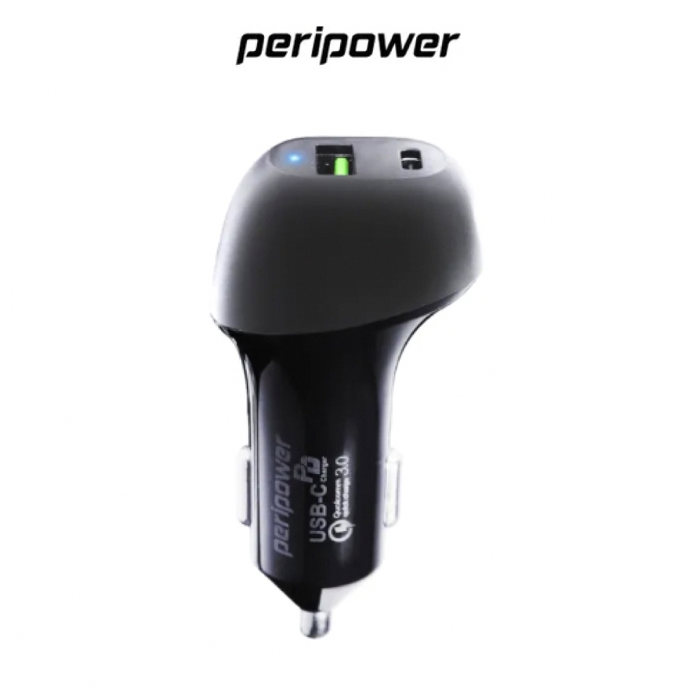 peripower PS-U16 極速 Type-CPD+QC3.0 雙USB車用快充