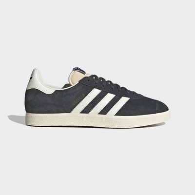 ADIDAS ORIGINALS GAZELLE 男休閒鞋-黑白-GY7340