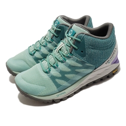 Merrell 戶外鞋 Antora 2 Mid GTX 女鞋 薄荷綠 防水 抗撕裂 高筒 登山鞋 ML067204