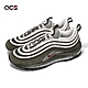 Nike 休閒鞋 Air Max 97 SE 男鞋 軍綠 米白 氣墊 麂皮 FB9619-001 product thumbnail 1