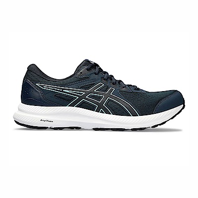 Asics Gel-contend 8 [1011B492-410] 男 慢跑鞋 運動 休閒 緩震 支撐 4E寬楦 深藍