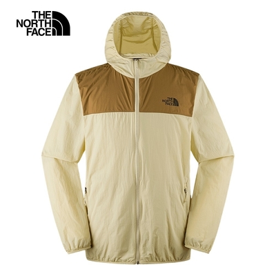 The North Face M MFO UPF JACKET 男防水外套-米/咖啡色-NF0A8AUS92Q