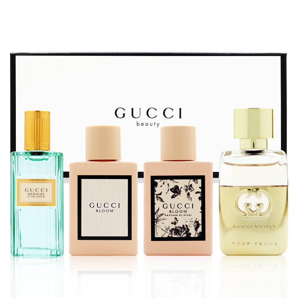 GUCCI 四入禮盒(記憶之水/花悅/花悅蜜意/罪愛) 5ml*4入| GUCCI | Yahoo