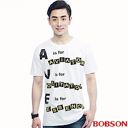 BOBSON  男款捲邊造型上衣