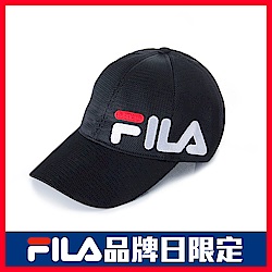 FILA 時尚LOGO帽-黑 HTU-5007-BK