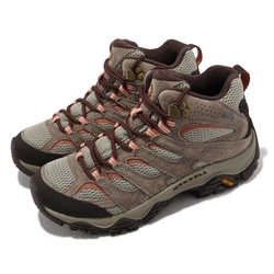 Merrell 登山鞋 Moab 3 Mid GTX 女鞋 棕 橘 防水 越野 郊山 戶外 ML500232