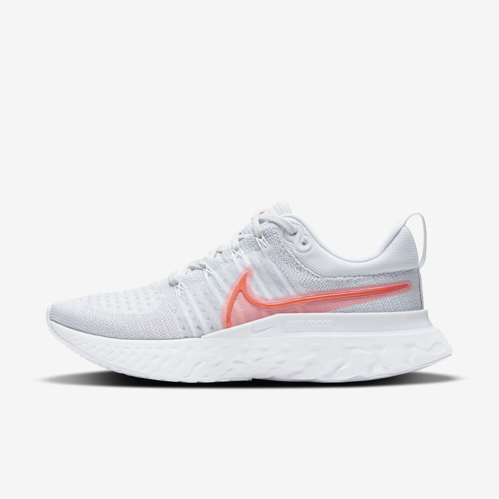 Nike W React Infinity Run Fk 2 [CT2423-004] 女鞋 慢跑鞋 運動 彈力 灰 橘