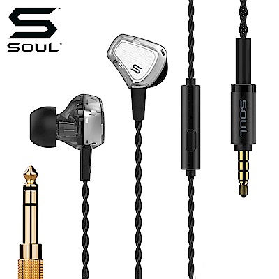 SOUL IMPACT2 圈鐵混合雙單元高清入耳式耳機