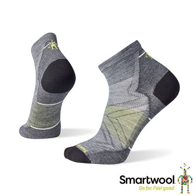 官方直營 Smartwool 機能跑步超輕減震低筒襪 中性灰