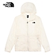 【The North Face 官方旗艦】北面女款米白色防風防曬腰部抽繩連帽外套｜7WCAN3N product thumbnail 1