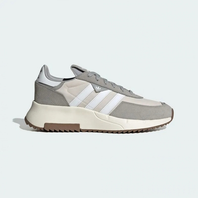 adidas 慢跑鞋 男鞋 女鞋 運動鞋 緩震 三葉草 RETROPY F2 米白灰 IF2878