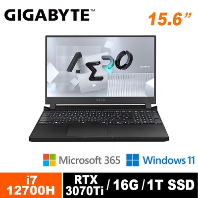 (最高可賺10313) 技嘉 GIGABYTE AERO 5 XE4 創作者筆電(i7-12700H/16G/RTX3070Ti/1TB SSD/Win11+M365/OLED UHD/15)