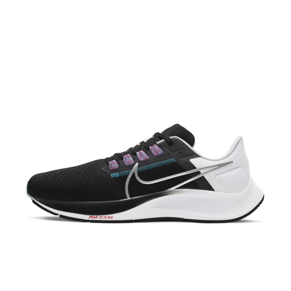 Nike AIR ZOOM PEGASUS 38 男慢跑鞋-黑白-CW7356003
